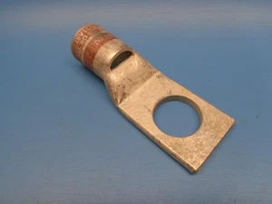 (1) BURNDY YA34L20 HYLUG KUPFER KOMPRESSION TERMINAL LUG 1" BOLZEN 500 kcmil - Bild 1 von 10