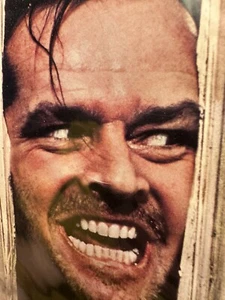 The Shining VHS Horror Warner Home Video Clamshell RARE Jack Nicholson Kubrick - Picture 1 of 6