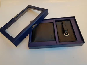 POLO RALPH LAUREN - Combo WALLET with Travel Luggage Label Straps - Cow leather - Picture 1 of 3