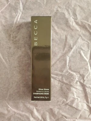 全新带盒 美丽 BECCA Glow Gloss 香槟面霜 正装 0.18 盎司/5 克 — 第 1/4 张图片