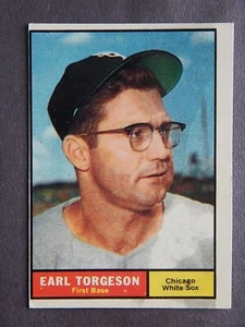 Earl Torgeson #152 Topps 1961 Baseball Card (Chicago White Sox) *VG - Picture 1 of 2