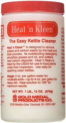 Heat N Clean Kettle Cleaner 1lb. 15 Oz By Gold Medal • 25.99$