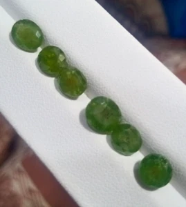 10.60 Carat Natural Cut Demantoid Green Garnet Loose Gemstone From Pakistan - Picture 1 of 11