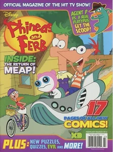 Disney Phineas and Ferb / February - March 2012 / Official Magazine Hit TV Show - Picture 1 of 2
