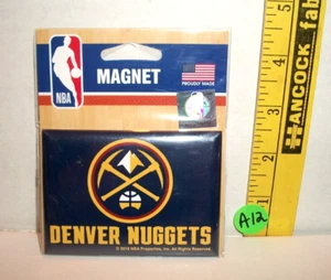 NBA DENVER NUGGETS COLORADO REFRIGERATOR MAGNET NEW SEALED 2018 WINCRAFT USA A12 - Picture 1 of 2