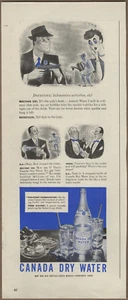 1943 Kanada trockenes Sprudelwasser Vintage Druck Werbung Club Soda WWII Ära - Bild 1 von 6