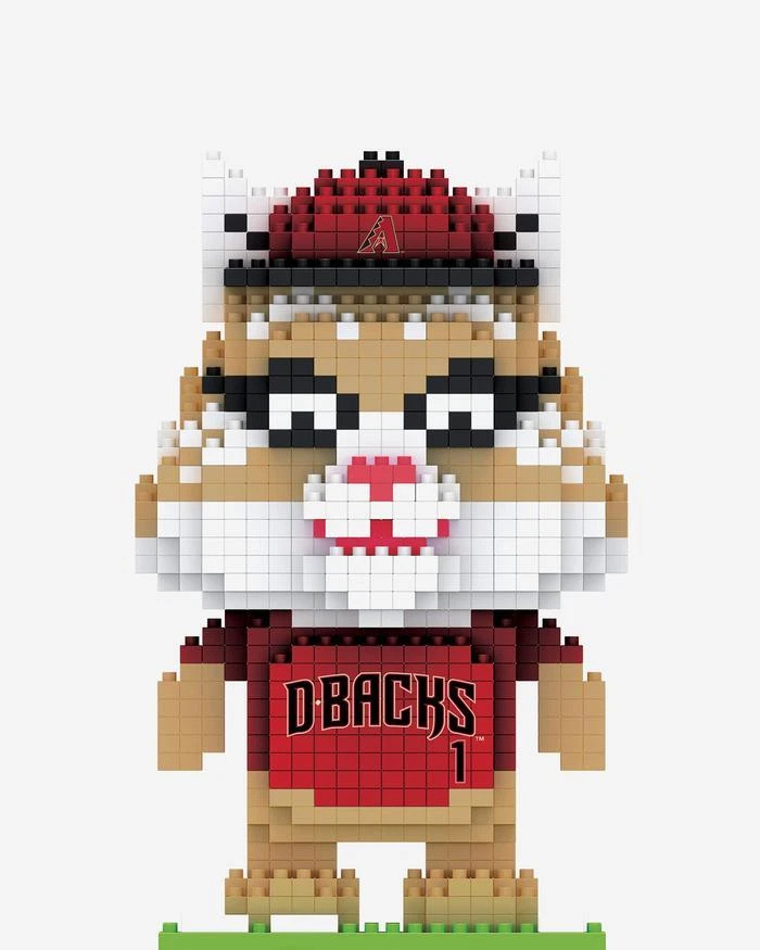 FOCO MLB Arizona Diamondbacks Baxter The Bobcat Team Mascot 3-D Toy - Image 1 of 1
