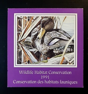Stamps Canada Mint: FWH7 Federal Wildlife Black Duck Bklt. of 1  VF MNH - Image 1 of 2