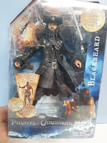 Pirates Of The Caribbean Blackbeard Action Figure On Stranger Tides Cover