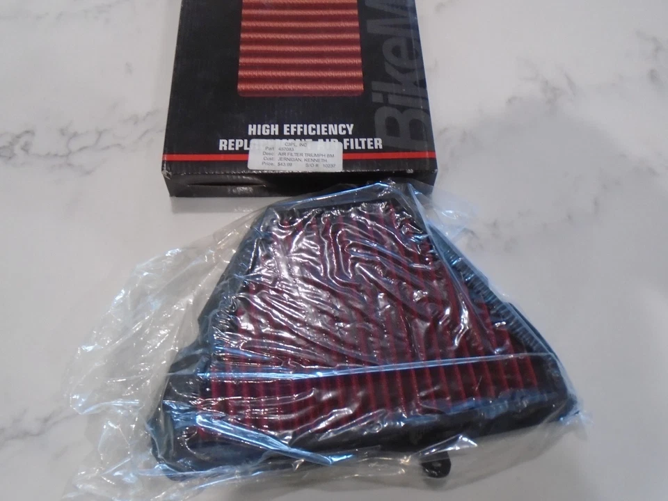 Nuevo filtro de aire Bike Master para Triumph 45-7086 preengrasado Foto 1 de 1