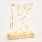 Letter Light K  Alphabet Copper Light Up Letter  Home Decor Gift Idea