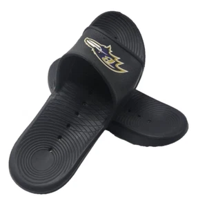 NFL Baltimore Ravens Slide Sandals Size M (Men's 9-10) Flip-Flops House Shoes - Picture 1 of 12
