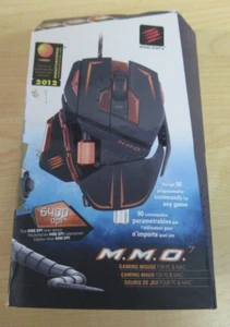 Mad Catz MMO M.M.O. 7 Gaming Maus PC 7 Tasten DPI 6400 Ergonomisch schwarz - Bild 1 von 7