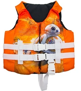 NEW Star Wars Swim Life Vest 30-50 lbs. Disney Swimways Adjustable PFD Flotation - Picture 1 of 1