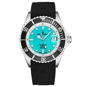 Revue Thommen's Men's Diver Green Dial Rubber Strap Automatic Watch 17571.2331 - Picture 1 of 7
