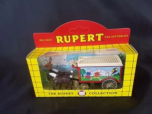LLEDO 11026 DAYS GONE HORSE DRAWN REMOVAL VAN RUPERT THE BEAR COLLECTION BOXED - Picture 1 of 4