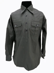 Wehrmacht Soldaten Feldhemd Diensthemd Grau Uniform Hemd : M - Bild 1 von 12