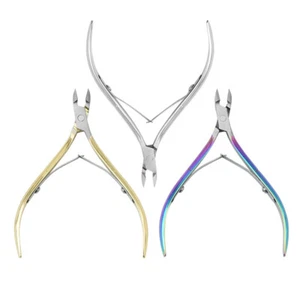 Nail Cuticle Nipper Clippers Trimmer Cutter Stainless Steel Manicure Pedicure - Picture 1 of 15