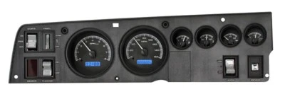 Dakota Digital 1968-70 Dodge Charger Super Bee Gauges Black Blue VHX-68D-CHG-K-B - Image 1 of 4