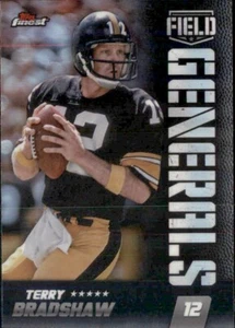 Topps Finest REFRACTOR 2024 - Generales de campo Terry Bradshaw Steelers #FG-16 - Imagen 1 de 2