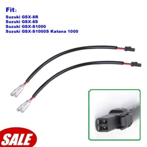 For Suzuki GSX-R 1000 R V-Strom 1050 800 Turn Signal Adapters Plug Light Cables - Picture 1 of 16