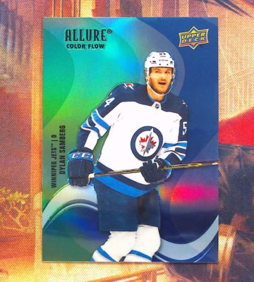 2022-23 Upper Deck Allure - Color Flow Green Blue #SF-28 Dylan Samberg (RC) - Image 1 of 2