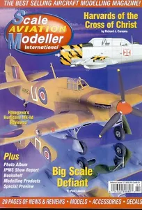 SCALE AVIATION MODELLER V4 N12 WW2 BOULTON PAUL DEFIANT / HARVARD SNJ T-6G TEXAN - Picture 1 of 3