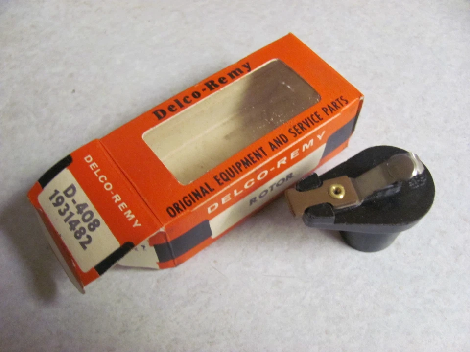 Rotor distribuidor Delco 1931482 D-408 D408 NOS 1960 60 Chevy GMC caminhão 302 6 cilindros - Imagem 1 de 1