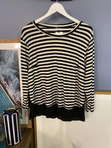 Women’s Threadz Australia Long Sleeve Top With Mesh Contrast Hem Size XXL - Picture 1 of 7
