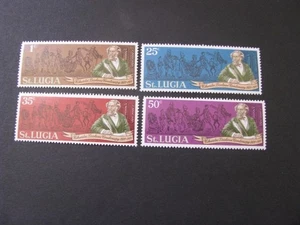 St. Lucia Stempelset Scott # 278-281 unbenutzt... kostenloser internationaler Versand - Bild 1 von 5
