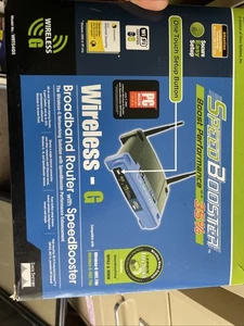 Linksys Wireless-G 2.4GHZ Broadband Router with Speed Booster WRT54GS V.6 - Picture 1 of 5