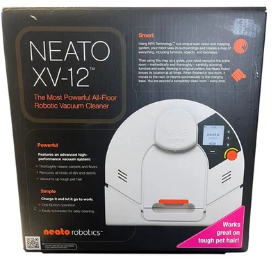 Neato Robotics XV-12 Robot Aspirapolvere per Animali Domestici HEPA Xlnt Scatola Aperta Non Testato - Immagine 1 di 4