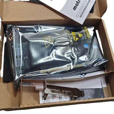 New Matrox M9128-E1024LAF Matrox M9128 PCI-E x16 Graphic Card Full/Low Profile - Image 1 of 3