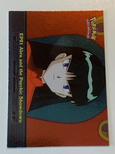 2000 Topps Pokemon TV #EP21 Abra and the Psychic Showdown (C) Silver Foil - Picture 1 of 2