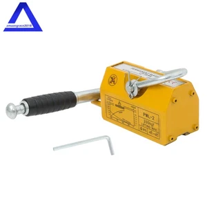 Magnetic Lifter Lifting Magnet 440 lbs/200 kg 2.5 Safety Factor Neodymium Hoist - Picture 1 of 12