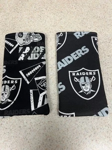 Sonnenbrille/Brillenetui aus weichem Stoff - Raiders auf schwarz - 2er Set - kostenloser Versand - Bild 1 von 1