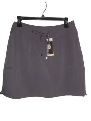 Novo Chá Verde ~ Skort Feminino Cinza Tecido Elástico Tamanho G - Imagem 1 de 4