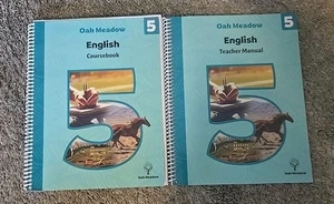Oak Meadow 5th Grade English Coursebook/ Teacher's Manual Curriculum Homeschool - Picture 1 of 1