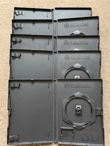 5 x Official Nintendo GameCube Replacement Game Cases / Boxes - Genuine DOL-007* - Picture 1 of 10