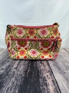 Vera Bradley Folkloric Tote Bag Mod Floral Handbag Purse 2011 Spring Pattern Bag - Picture 1 of 9
