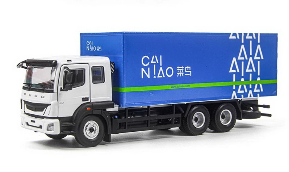Camión Paudi 1/48 Mitsubishi FUSO CAINIAO Diecast Car Modelo Juguete Colección Foto 1 de 4