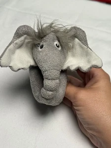 Dr Seuss Horton Hears A Who Mini Plush Elephant 4” 2007 Manhattan Toy Preowned - Picture 1 of 10
