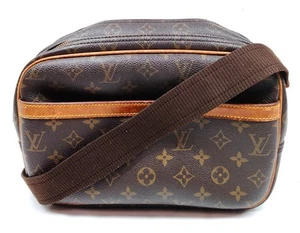Louis Vuitton Reporter Shoulder Bag PM Brown Leather Handmade Chic Luxurious - Picture 1 of 12