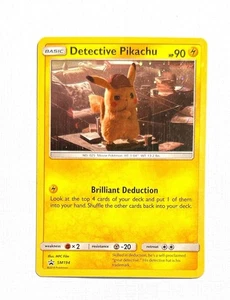 Detective Pikachu ~ Pokemon Black Star Promo ~ Holo #SM194 - Imagen 1 de 2