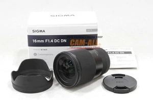 Sigma C 16 mm F/1.4 DC DN Lens For Sony E-Mount APS-C Size **Very Good** - Picture 1 of 12