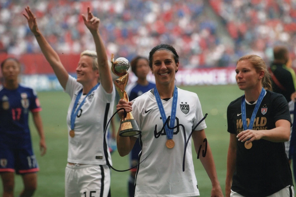 Carli Lloyd Hand Signed Photo 12x8 Inch Autograph Includes COA USA - Image 1 of 1