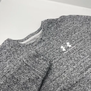 Under Armour Sportstyle Terry Logo Crew Neck Sweatshirt Men L Gray Pullover - Picture 1 of 6
