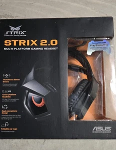 Asus Strix 2.0 Headphones W/ Mic Gaming PS4 Cuffie Audio Stream Headset  - Foto 1 di 4