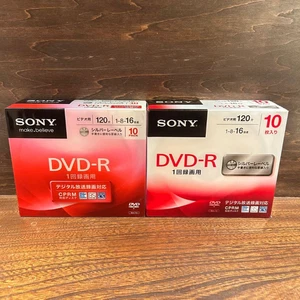 SONY DVD-R 120 minutes 16x speed 10DMR12MLDS 4.7 GB 10DMR12KLDS 10 each set - Picture 1 of 24