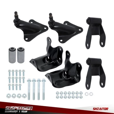 Soporte de amortiguador de grillete de suspensión de resorte de hoja trasera para Ford Ranger 1986-2006 924-408 Foto 1 de 4